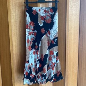 AIMEE D | Floral Midi Skirt